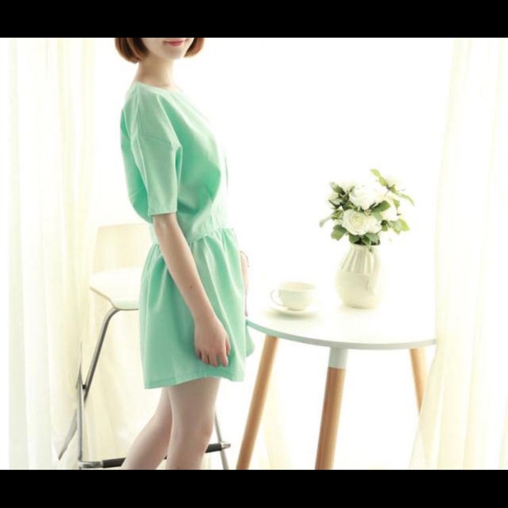 Set Cropped top + A line skirt